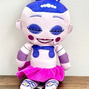 FNAF Five Nights At Freddy's Plush 2017 Sister Location Ballora Funko Toy EUC
